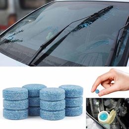 100pcs 1Pc4L Water Car Windshield Glasses Auto Glass Washer Window Cleaner Compact Effervescent Tablet Detergent Car Accessories2100