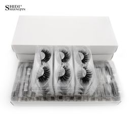 SHIDISHANGPIN Wholesale Eyelashes 3d Mink Lashes Natural Mink Eyelashes Wholesale False Eyelashes Makeup False Lashes In Bulk CX200805