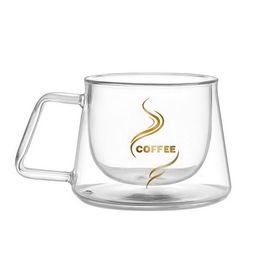 2pcs Double Wall Mug Office Mugs Heat Insulation Double Coffee Mug Coffee Glass Cup Drinkware Milk Cup2019
