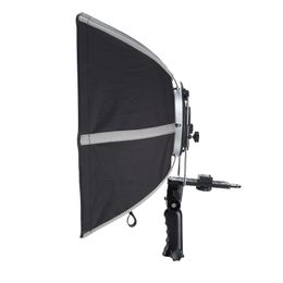 Freeshipping photographic Softbox 50cm with L-Shape Adapter Ring Foldable for Canon EOS Nikon Camera Speedlight Flash