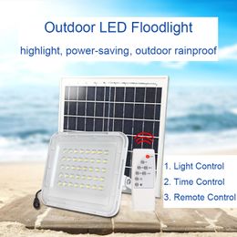 Cool White Waterproof IP66 LED Outdoor Flood Lights Die-cast Aluminium Solar Lights Lamps Floodlight for Garden Yard Lawn