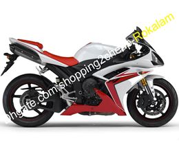-YZF1000 R1 07 08 Body Kit YZFR1 für Yamaha YZF-R1 2007 2007 2007 Sport Moto Bike rot weiß Motorradverkleidung (Spritzgießen)