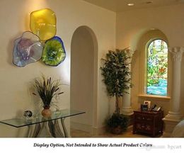 Wonderful Style Ceiling Glass Light Art Decorative Handmade Blown Glass Wall Plates Hand Blown Glass Lamps