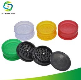 New Type Three-Layer Plastic Smoke Grinder Metal Smoke Grinder Diameter 60mm