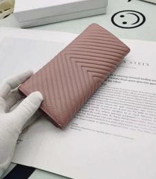 sell original box luxury real leather multicolor key purse date code long wallet Ys Card holder women man classic hasp pocket classic purse