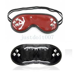 Bondage Bright Leather Eyemask Blindfold Eye Mask Halloween Party Masquerade Club Fancy A56