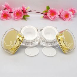 5G 10G Empty Plastic Cream Jar , Mask / Eye Cream Sample Packaging Jar , Empty Cosmetic Container , Makeup