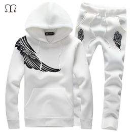 Brand-Clothing Tracksuit Sets Men's Casual SportSuit Mens Spring/Autumn Hoodies Men Sweatshirts 2PCS Coats+Pants Tracksuit Male 2sets/lot