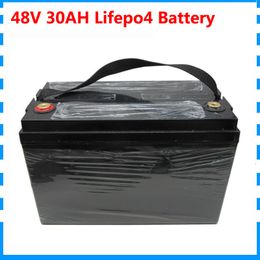 free customs duty 2000W 48V 30AH scooter battery 16S 48V lifepo4 Ebike battery With 50A BMS 58.4V 5A Charger