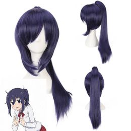 Himouto! Umaru-chan Motoba Kirie blue purple synthetic wig anime cosplay wig