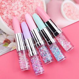 Lipstick ballpoint pen student stationery office is school writing supplies quicksand fresh creative design crystal gel pen