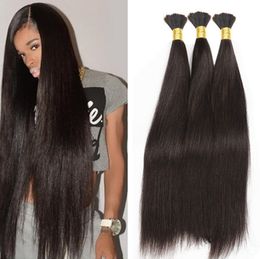 Brazilian Hair Bulk For Braiding No Weft Micro mini Braids Bulks Hair