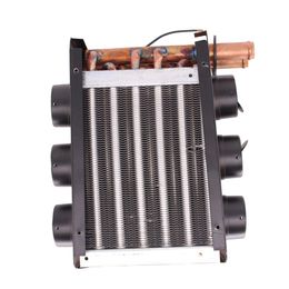 12V 24V Iron Compact Heater Three-side Blow Diversion 35 Copper Tubes Car Heater - 24V