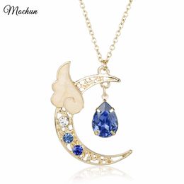 Pendant Necklaces MQCHUN 2021 Fashion Women Necklace Romantic Series Wing Charm Anime Cosplay Cardcaptor Sakura Jewelry