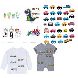 Sew On Kids Clothes Clothing Lovely Micro Cars Small Ironing Stickers 1 Piece Heat Transfer Appliques Iron On Patches