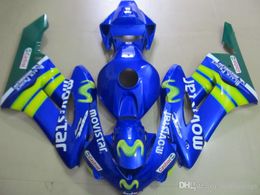 Brand new Fairings for Honda CBR1000RR 2004 2005 blue green yellow Injection Mould fairing kit CBR 1000 RR 04 05 EF25