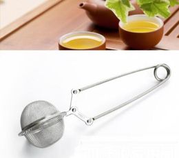 Best Price 500pcs Free FEDEX Shipping Steel Spoon Ball Tea Mesh Infuser Stainless