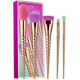 Makeup Brushes Sets Cosmetics brush 5 bright color rose gold Spiral shank make-up brush unicorn screw tools Instock R BL