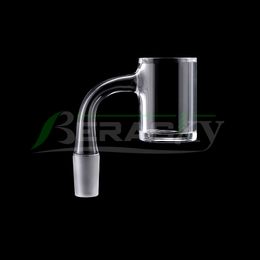 Beracky 3mm Wall 30mmOD Full Weld Bevelled Edge Smoking Quartz Banger 10mm 14mm 18mm Male Female Fully Welded Nails For Glass Water Bongs Dab Rigs