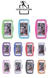 WaterProof Sport Gym Running Armband Soft Pouch Case Cover For Smart phone Arm Bag Band 100PCS/LOT