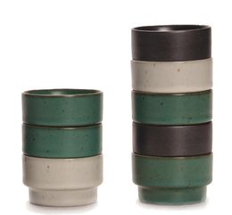 Japanese Ceramic Tea Cup Coarse Pottery for puer tea drinkware Porcelain Master Bowl