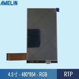 4.5 inch 480*854 tft lcd module Screen with RGB interface screen and RTP touch panel