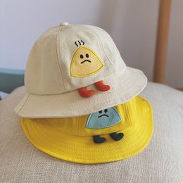 15459 New Baby Cartoon Hats Kids Bucket Hat Boys Girls Sunhat Children Sun Hat Caps