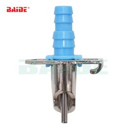 Automatic Water Feeder Drinker Fountains Waterer with Spring and Tee Coupling for Rabbit Chicken Poultry