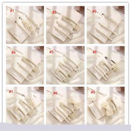 3/4 Pcs Set Fashion Pearls Hair Clips for Women Girls Headwear Hair pins Hairpin Barrette Headband Hair Accessorie Jewelry