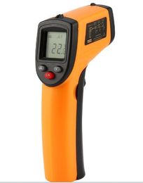 GM320 Non-Contact Digital Laser Infrared Thermometer LCD Display C/F Selection IR Temperature Gun for Industry Home 20pcs