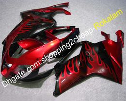 For Aprilia Cowling RSV1000 ABS Fairing RSV 1000 2003 2004 2005 2006 Gloss Red Black Bodywork Motorcycle Parts Aftermarket Kit