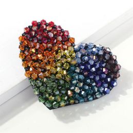 Hotsale metal hair pins Valentine's Day series love diamonds Coloured rice beads wild hairs accessories free ship 10