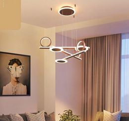 New Arrival Brown LED Pendant Lights For Living room Dinning kitchen Suspension Luminaire Modern Pendant Lamps Cord Hanging Lamp MYY