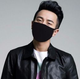 pm2 5 reusable antidust cotton mouth face mask unisex man woman cycling wearing black fashion masks in stock