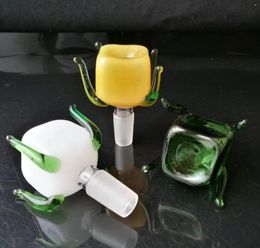 New four-claw color bubble   , New Unique Glass Bongs Glass Pipes Water Pipes Hookah Oil Rigs Smoking with Droppe