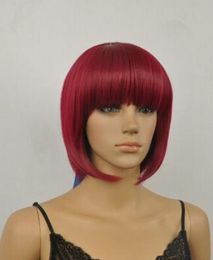 WIG free shipping Fashion wig New sexy Women's short Brown red Natural Hair wigs