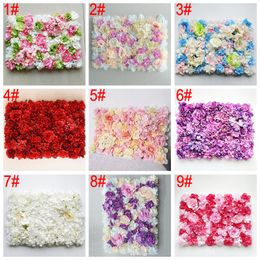Stage Props Plant Wall Wedding Decoration Artificial Flower Wall Background Encryption Rose Peony Tracery Wall Floral Background BH3178 TQQ