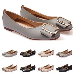 Cheap sapata lisa tamanho lager 33-43 mulheres de couro Menina nu cinza preto New arrivel casamento de Trabalho Vestido sapatos partido quatorze