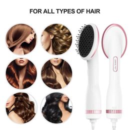 Lescolton One Step Hair Dryer & Styler Hot Air Paddle Brush Straightener for All Hair Types Eliminate Frizzing Tangled Hairs & Knots, Promo