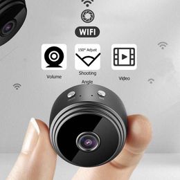 A9 1080P Full-HD Mini WIFI IP Camera Wireless Mini Camcorders Indoor Home Security Night Vision Mobile Detection Remote Alarm SQ8 SQ11 S06