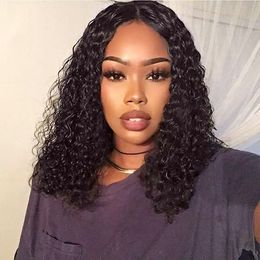 hot women's hairstyle brazilian Hair African Ameri afro kinky curly full wig Simulation Human Hair kinky curly wig in stock