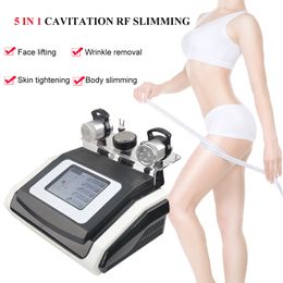 Wholesale ultrasonic fat reduction lipo slim cavitation machine rf radio frequency skin tightening machine free shipment