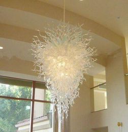 Paradise Castle Art Clear Transparent Chandeliers Lamps Modern Large Lamp LED Murano Glass Chandelier Light Fixture