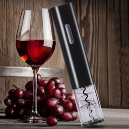 Automatic Wine Bottle Opener Multi Color Electric Alcohol Opening Tool Corkscrew Openers With Foil Cutter Kitchen Tools BH3596 TQQ