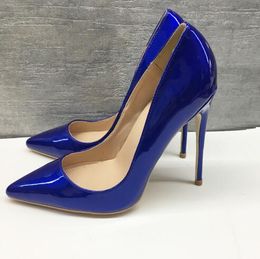 blue short heels