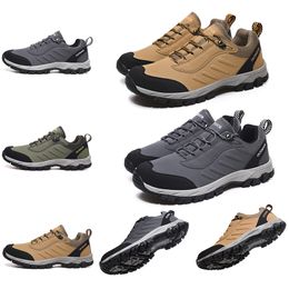 Drop Shipping men women running shoes Olive Green Khaki Grey Outdoor shoes mens trainers sport sneakers Homemade brand Made in China
