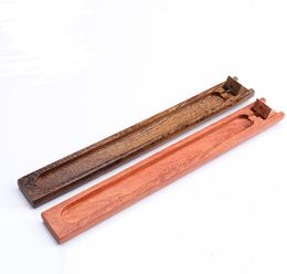 100pcs Durable Rosewood Wenge Wood Incense Burner Censer Natural Wooden for Incense Holder Home Decoration SN3945