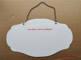 big Promotion sublimation blank metal door hanger hot heart transfer printing diy custom consumables 17*29.5cm