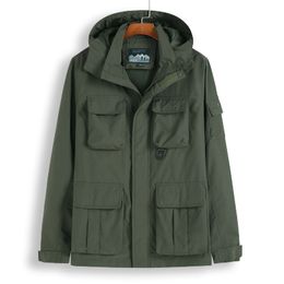 Men Tactical Jacket Coat plus size 6XL 7XL 8XL men Hooded Autumn Jackets Mens winter Windbreaker Coat Waterproof
