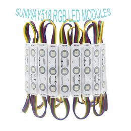 IP68 SAMSUNG RGB LED Module Lights Injection Led Modules with Lens Led Sign Backlights for Channel Letters Advertising Light Shop Banner